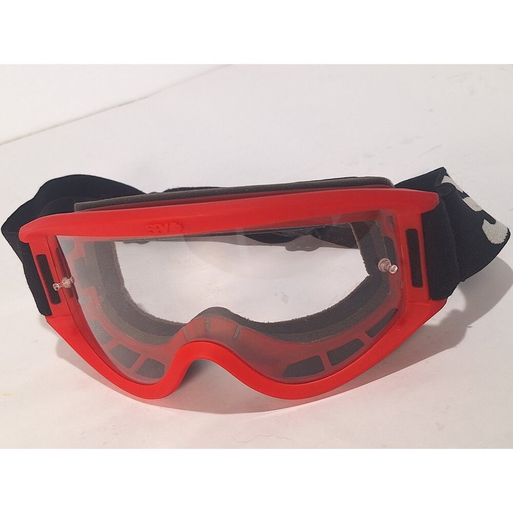 Spy+ Red Motocross Goggles MX ATV Dirt Bike Off Road Racing Goggles Excellent!